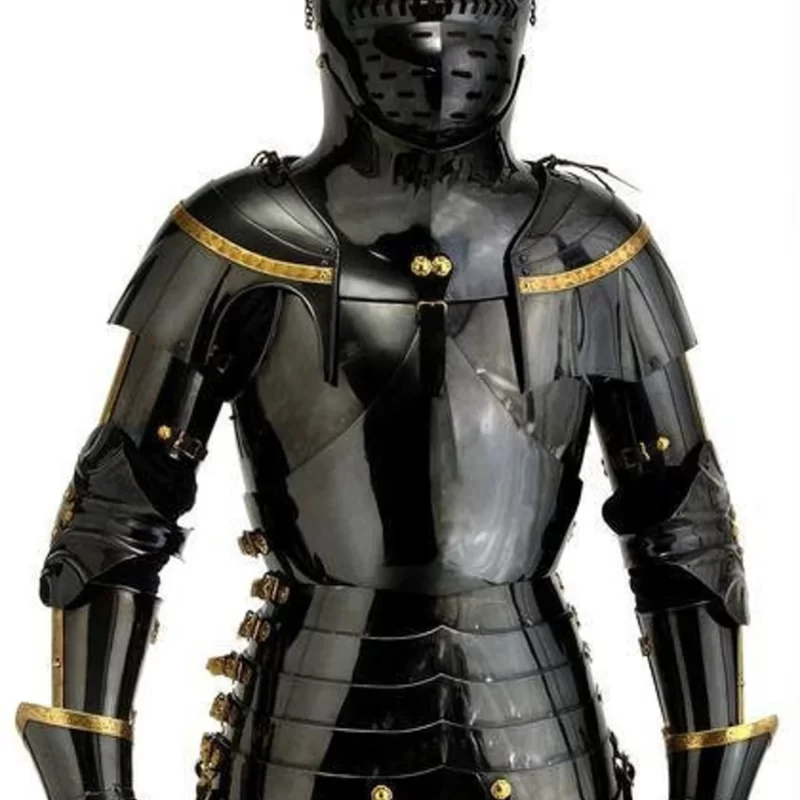 Medieval Knight Black Suit